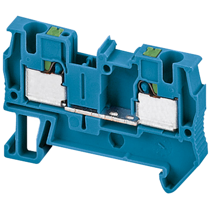 NSYTRP42BL - Terminal block, Linergy TR, push-in type, feed through, 2 points, 4mm², blue, set of 50 (Qty. 200)