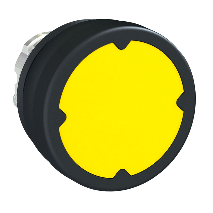 ZB4BC580 - Head for push button, Harmony XB4, pushbutton harsh environment, yellow, without marking