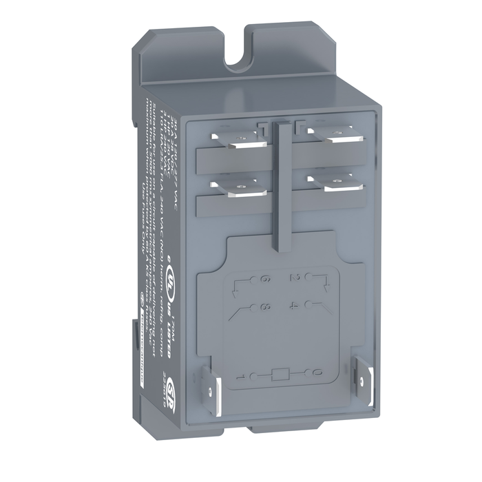 RPF2AJD - power relay, Harmony electromechanical relays, DIN rail or panel mount relay, 30A, 2NO, 12V DC