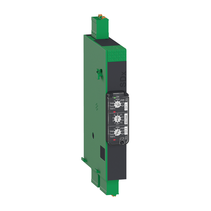 GV4ADM1111 - Motor circuit breaker, TeSys Deca, 2 normally open and 2 normally closed contacts, SDx contact module, GV4PEM