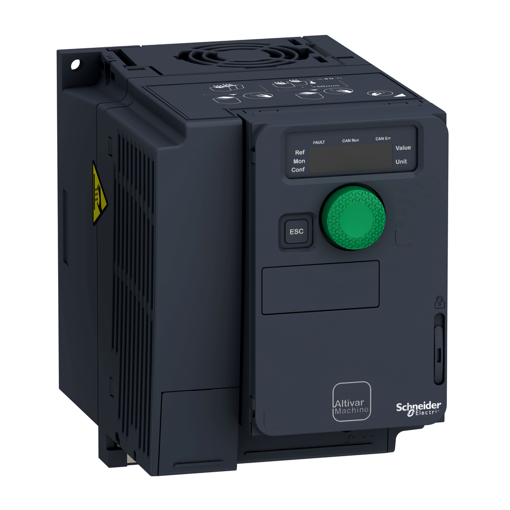ATV320U11M3C - variable speed drive, Altivar Machine ATV320, 1.1kW, 200 to 240V, 3 phases, compact