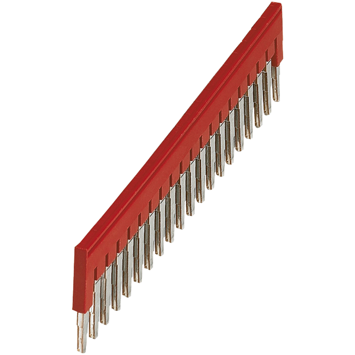 NSYTRAL420 - Terminal Blocks, Linergy, plugin bridge jumper, for 6.2mm wide blocks, 20 points, red (Qty. 10)