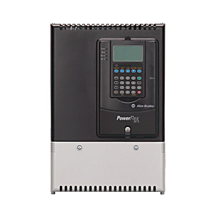 20P41AB110RA0NNN - Variador de CC PowerFlex, 240 (208) VCA, trifásico, 110 A, 30 HP, IP20, NEMA/UL tipo abierto, con revestimiento protector, sin placa ciega (HIM), manual del usuario, sin módulo de comunicación