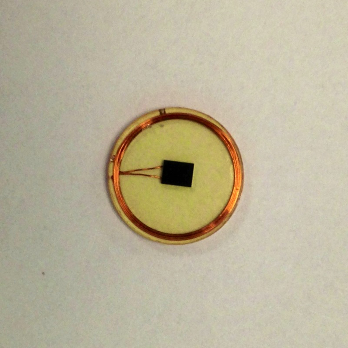 56RF-TG-10 - 56RF, 57RF Radio Frequency Identification (RFID), 128 Byte Memory Size, Disc Tag, SLI, 9.5 mm diameter