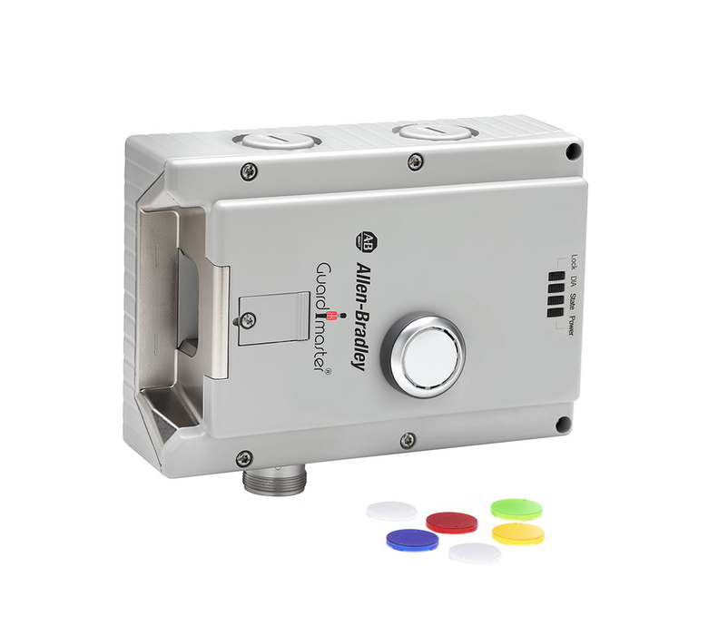 442G-MABL-ULM-C01 - Lock Module, 442G Access Box, Power to Lock, Unique Code, M23 Connector, Left-hand Guard, 1 Push button