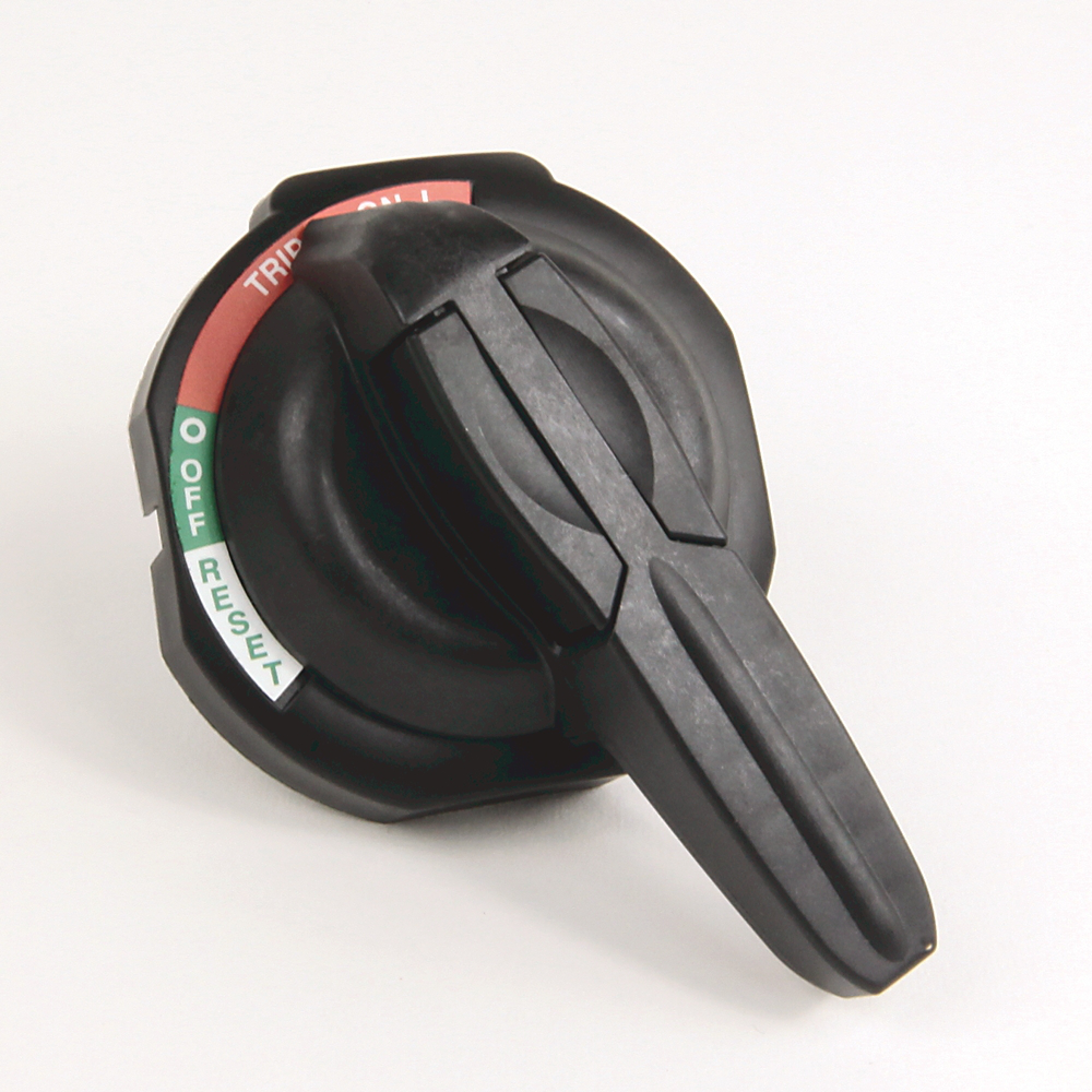140U-PB - Black Padlockable handle, standard, with trip indication, Frames G,H,I,J