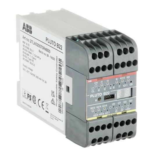 2TLA020070R4800 - PLUTO B22 SAFETY-PLC