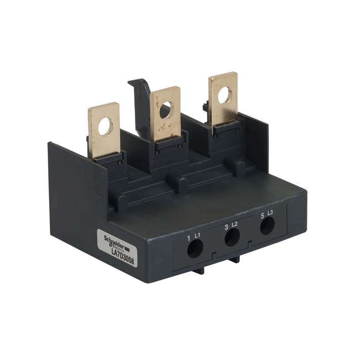 LA7D3058 - Adapter terminal block,TeSys Deca,for direct mounting of LR2D1**/LR3D1** on LC1D115-D150