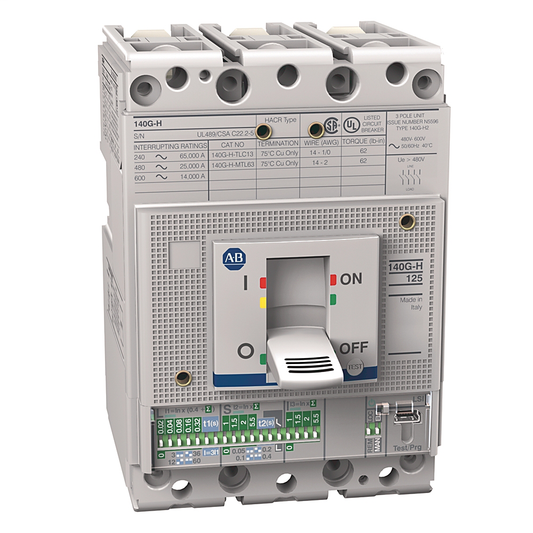 140G-H3X4 - Disyuntor de caja moldeada, 35 kA a 480 V, marco H