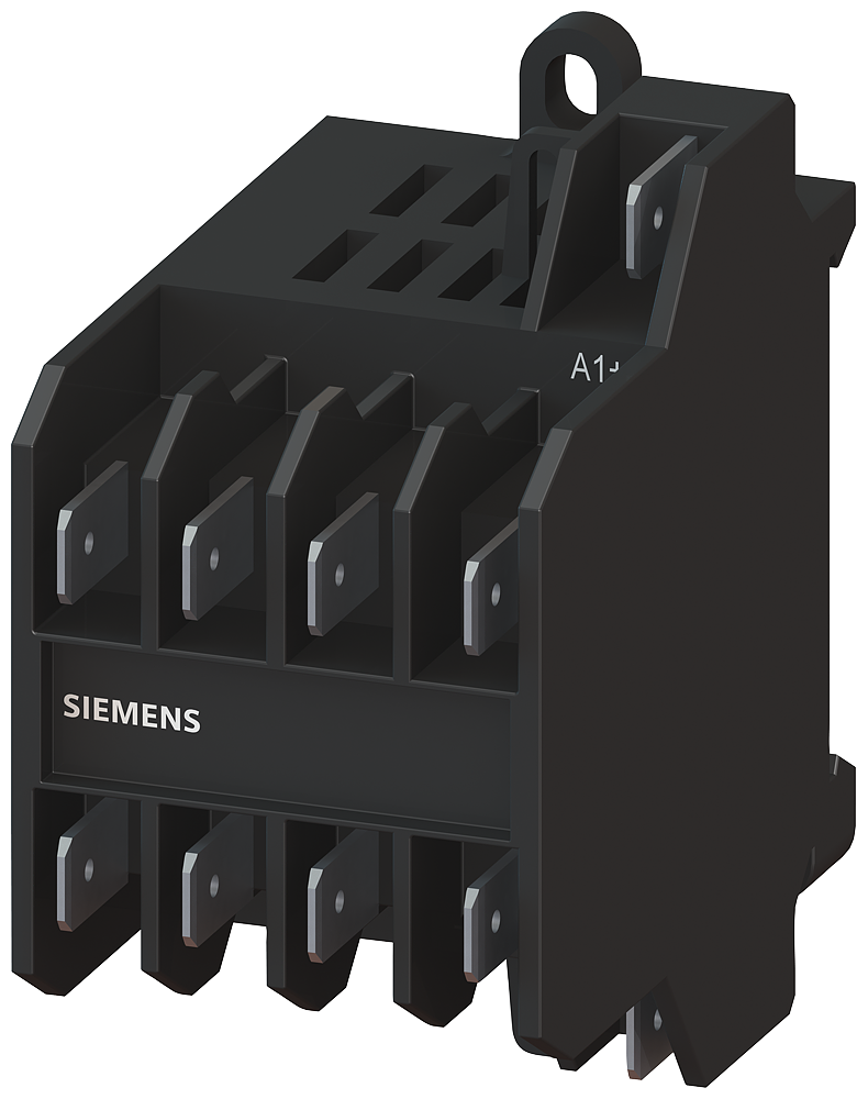3TG1001-1BB4 - CONTACTOR, TAB CONNECTOR, 3NO+1NC, 24VDC