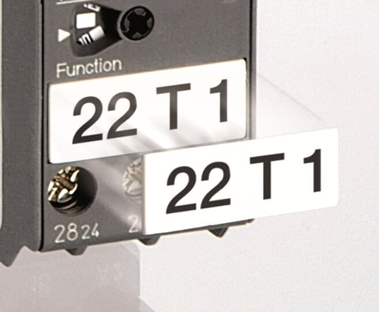 1SVR430043R0000 - MAR.02 ETIQUETA DE MARCADOR PARA INTERRUPTOR DIP