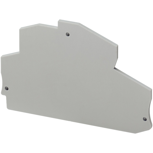 NSYTRACRE24 - Placa de cubierta, Linergy TR, 2 niveles, ancho de 2,2 mm, 4 puntos para terminales de resorte NSYTRR24D, gris, juego de 50