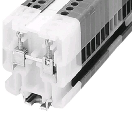 1492-H1B - 1492-H Finger-Safe Terminal Blocks, H-Block,Single Circuit High Density Block, Code 1,Screw w/ Pressure Plate, #30 - #12 AWG, Blue,No Bulk Pack (Single Block)