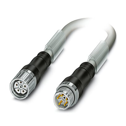 1625781 - K-4E-M23 M9/5,0-A01/M23 F8 - Connector in molded plastic on both sides