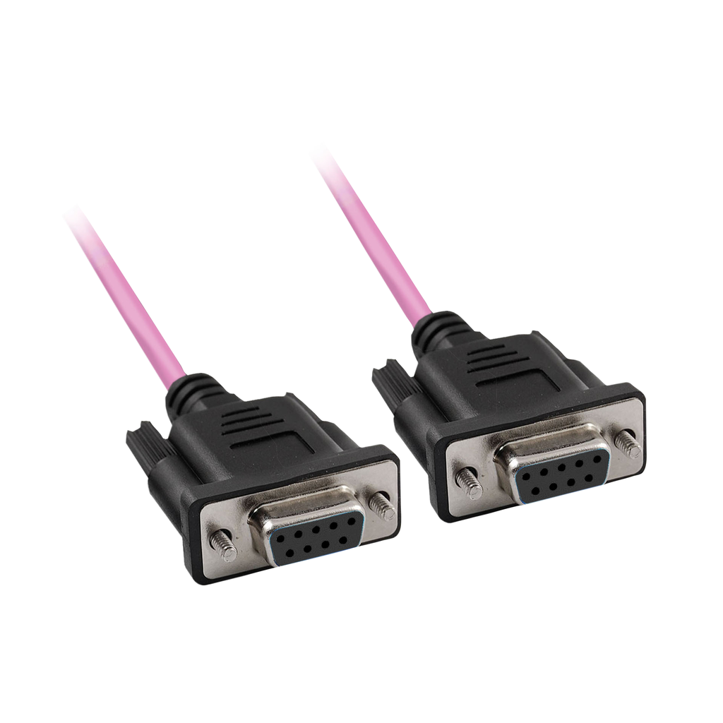 TSXCANCADD1 - CANopen cordset - molded female SUB-D9 connectors - standard - IP20 - 1 m
