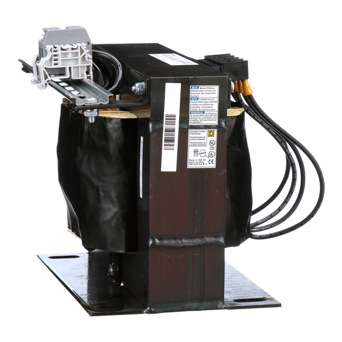 9070T3000D1 - Transformer, Type T, industrial control, 3000VA, 1 phase, 240x480V primary, 120V secondary, 115C rise