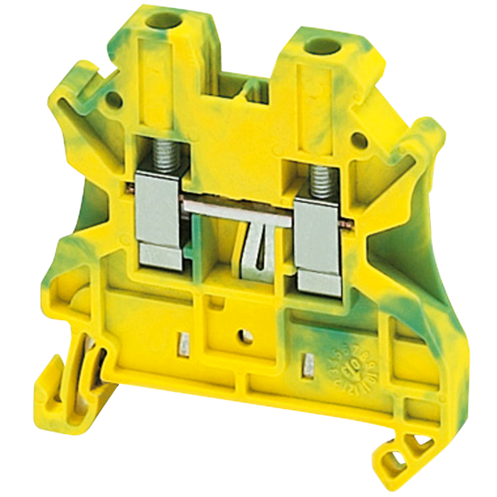 NSYTRV42PE - SCREW TERMINAL, PROTECTIVE EARTH, 2 POINTS, 4MM², GREEN-YELLOW