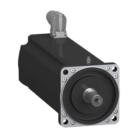 SH31003P0AF4100 - Motor SH3 OMC de 100 mm, 3 vías, IP65/65, corte liso, DSL, una vuelta, conexión angular, freno M23