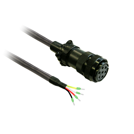 VW3M5D6AR30 - Cable de alimentación de 3 m, blindado, 4 x 6 mm², conector BCH2 MIL
