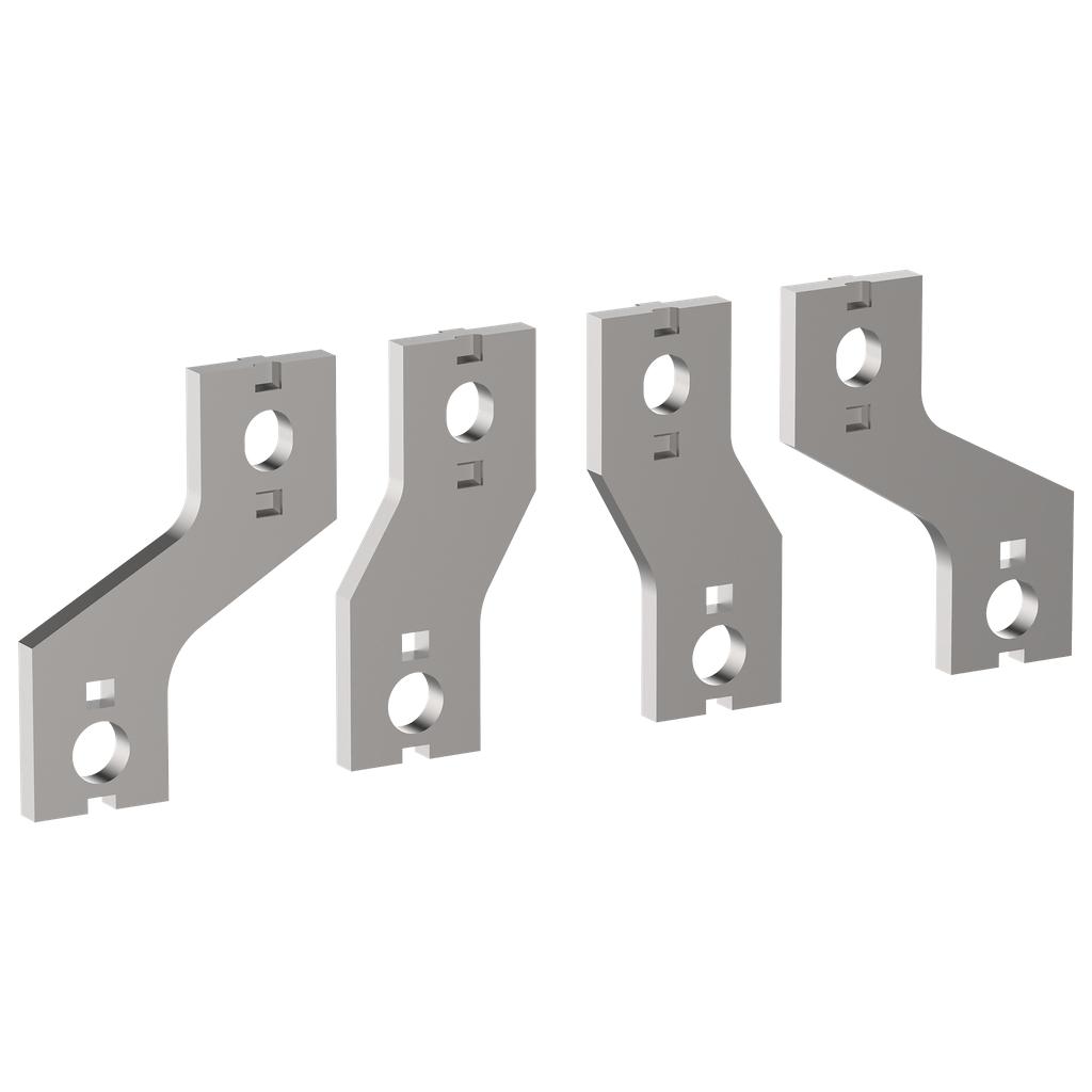 LA9G4712 - Kit de distribución, contactor TeSys Giga, para LC1G265-500, 4 polos, conexiones de terminal de caja, paso polar de 45-70 mm