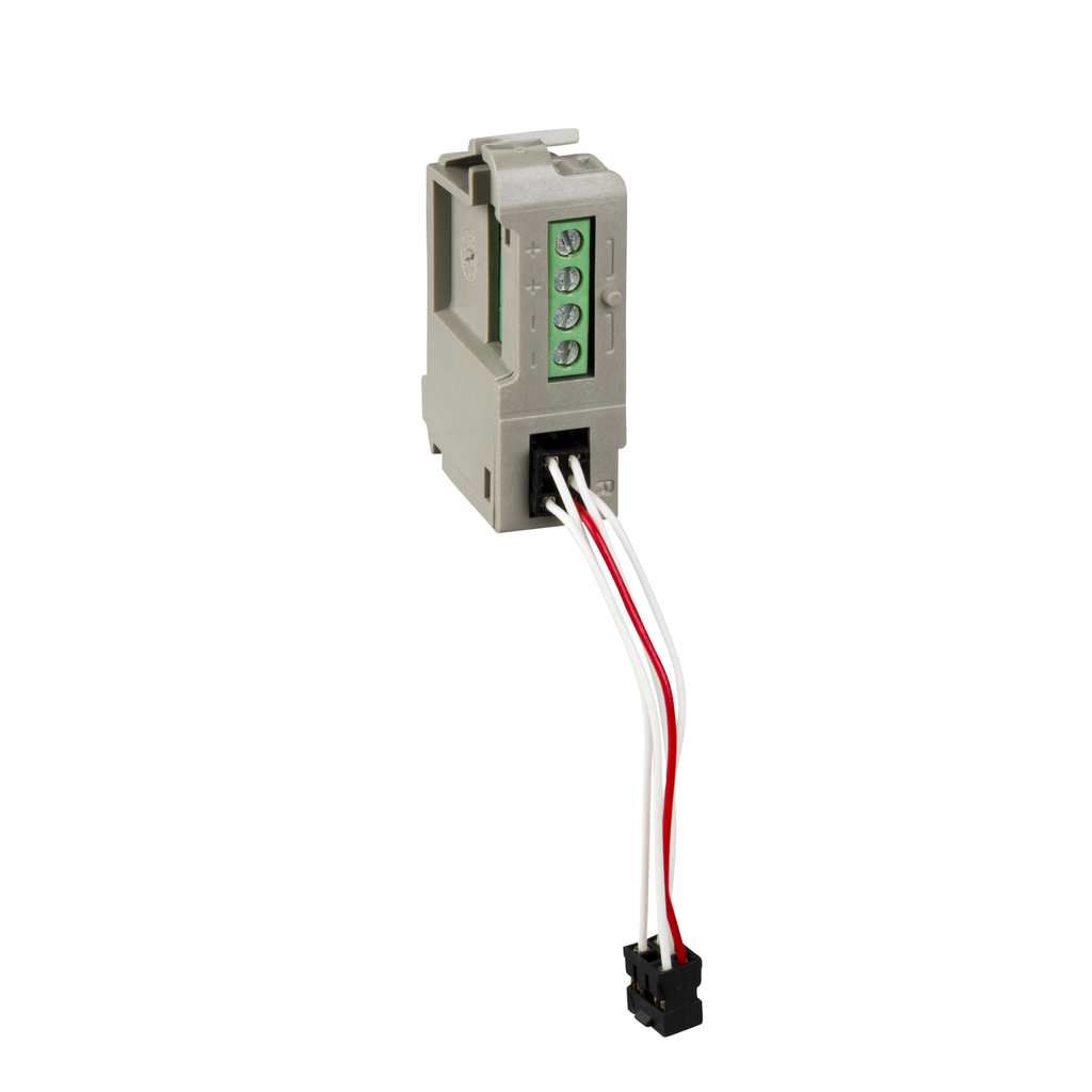 LV434210 - Conector de alimentación, Compact NSX, 24 V CC, para MicroLogic 5/6