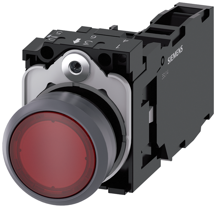 3SU11320AB201FA0 - ILLUMINATED PUSHBUTTON. RED