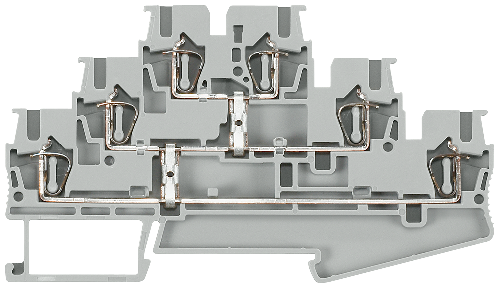 8WH2035-0AF00 - TERM, SPRING, 3-TIER, 2.5, GRAY, 1-P, 6CONNECT