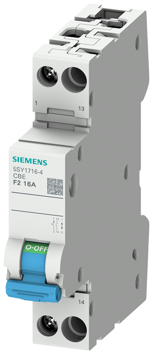 5SY1706-4 - DEVICE CIRCUIT BREAKER 1 POLE