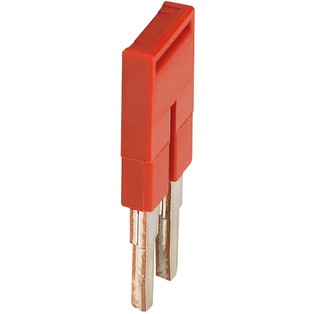NSYTRAL22 - Puente enchufable, Linergy TR, 2 puntos, para bornas de 2,5 mm², 2 vías, rojo, juego de 50