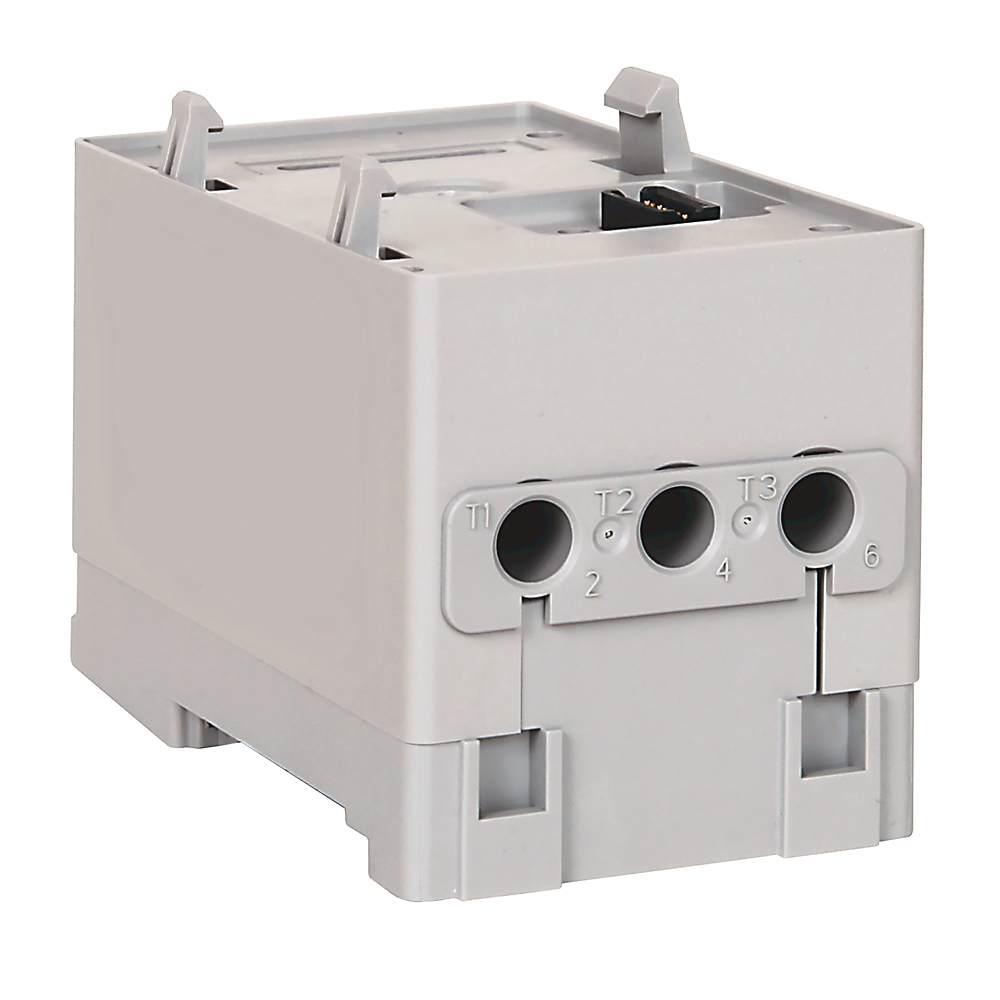 193-ESM-IG-30A-P - E300 Overload Relays (193/592 IEC/NEMA), Current/Ground Fault Sensing Module (0.5...30 A) DIN Rail / Panel Mount with Pass-thru Power Conductor Apertures.