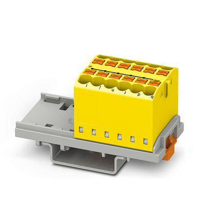3273028 - PTFIX 12X2,5-NS35 YE - Bloque de distribución