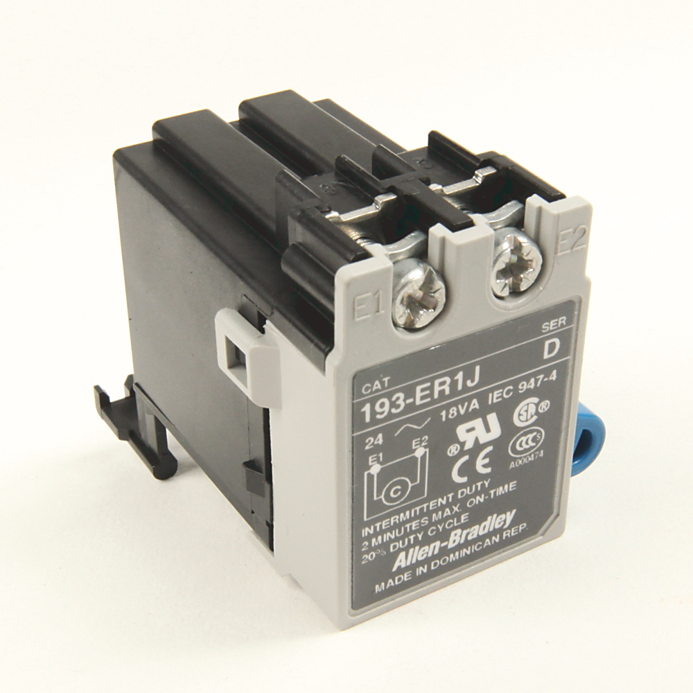 193-ER1J - 193, 193S E1 Plus & E3 Plus Solid State Overload Relay Accessories, Remote Reset Solenoid