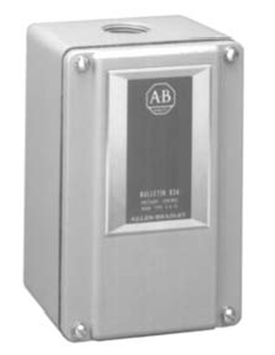 836-A1J - 836 Pressure Controls - General Industrial, Device Style A, Internal Copper Alloy Bellows, Type 4 & 13 Metallic Aluminum Enclosure, No Modifications