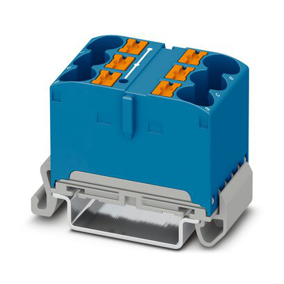 1082480 - PTFIX 6X10/S-NS35A BU - Bloque de distribución