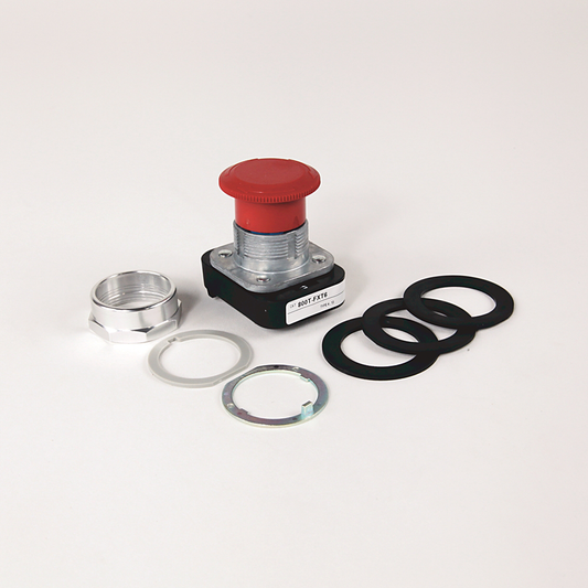 800T-FXT7D1 - 30.5mm Type 4/13 2 Pos. PB-Non-Illum., Mushroom Hd (Push-Pull/Twist), Blue, 1 NO