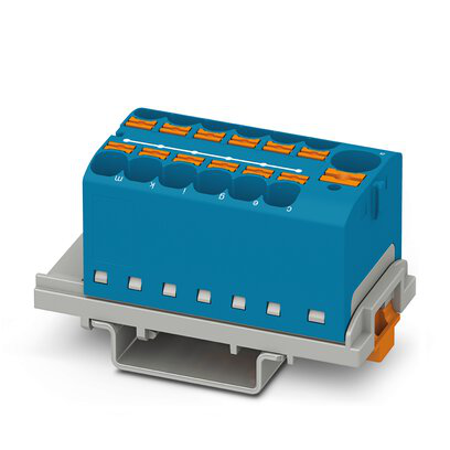 3273616 - PTFIX 10/12X4-NS35 BU - Distribution block (Qty. 8)