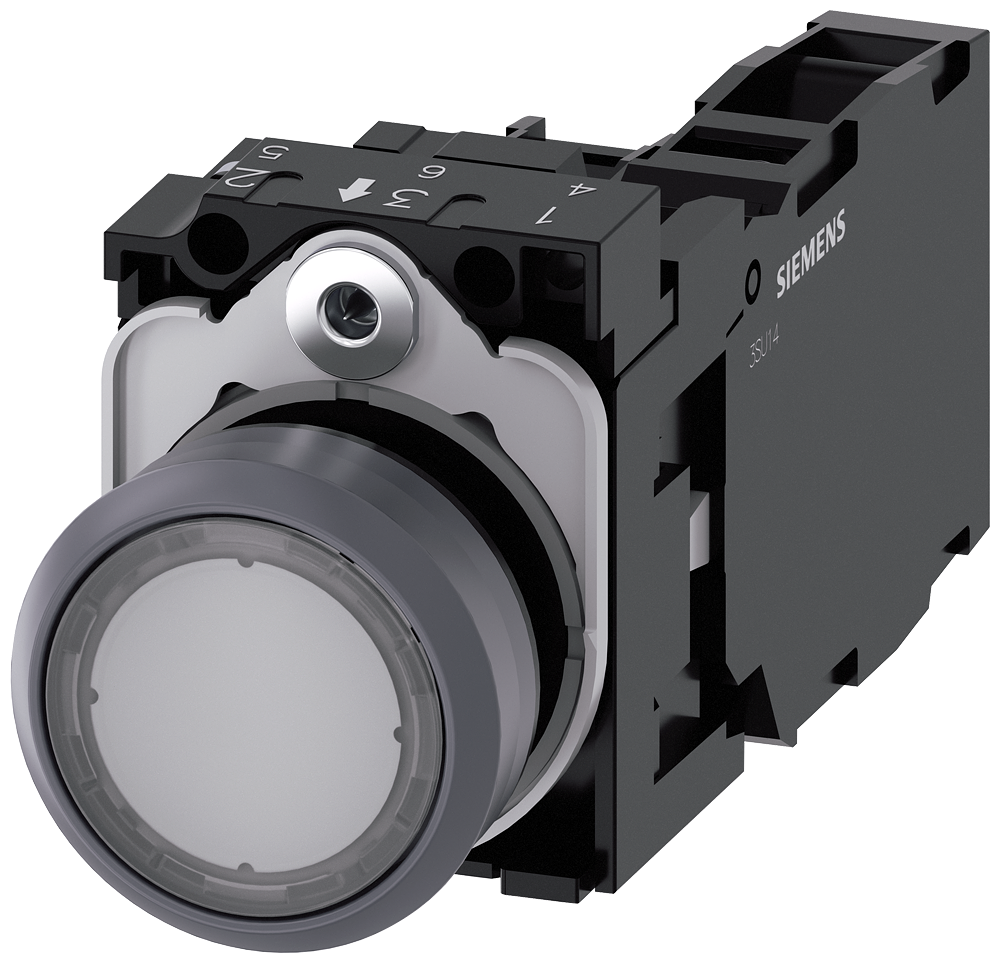 3SU11320AB701FA0 - PULSADOR ILUMINADO. TRANSPARENTE