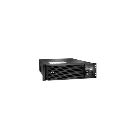 SRT5KRMXLT - Smart-UPS en línea de APC, 5,4 kVA, montaje en rack 3U, 208 V, 2 salidas NEMA L6-20R + 2 L6-30R, tarjeta de red + SmartSlot, autonomía extendida, con kit de riel