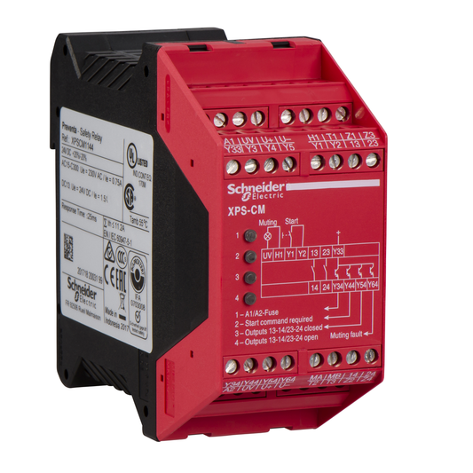 XPSCM1144P - módulo XPS-CM - sensores fotoeléctricos de un solo haz - 24 V CC