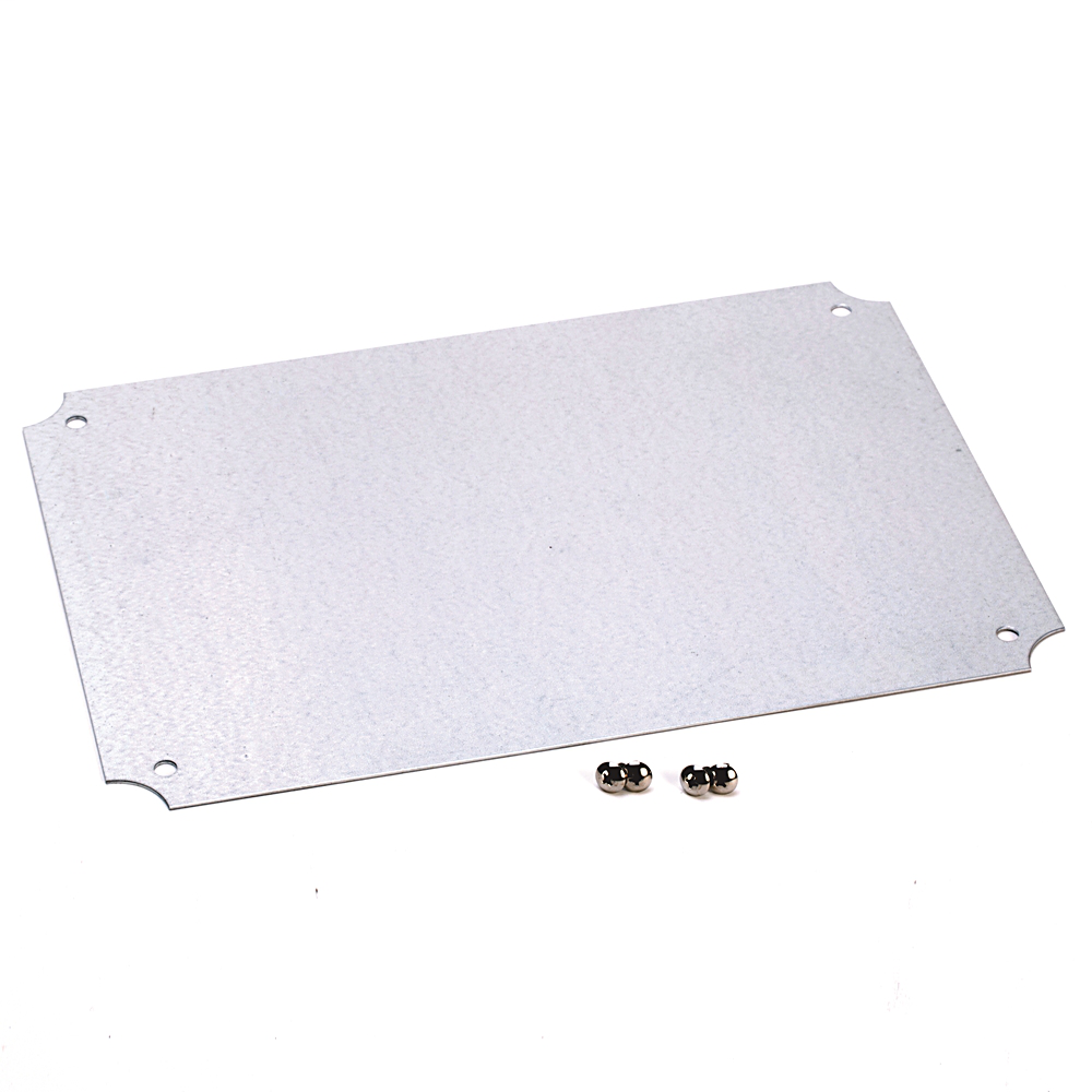 598-PM1511 - 598 Definite-Purpose Enclosure Accessories, 598 Definite-Purpose Enclosure Mounting Plate, Metal, 380 mm x 280 mm x 180 mm (14.96 in. x 11.02 in. x 7.09 in.)