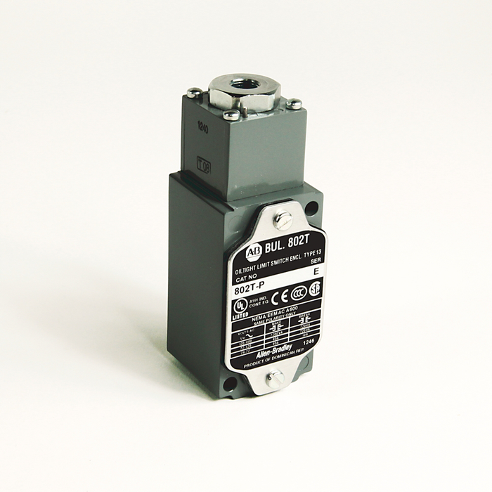 Limit Switch, NEMA Type 4 and 13 Oiltight Construction, Non-Plug-In, Air Operated, Single Unit, 2-Circuit, Whole Switch