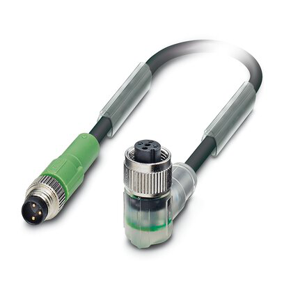 SAC-3P-M 8MS/ 1,5-PUR/M12FR-2L - Sensor/actuator cable