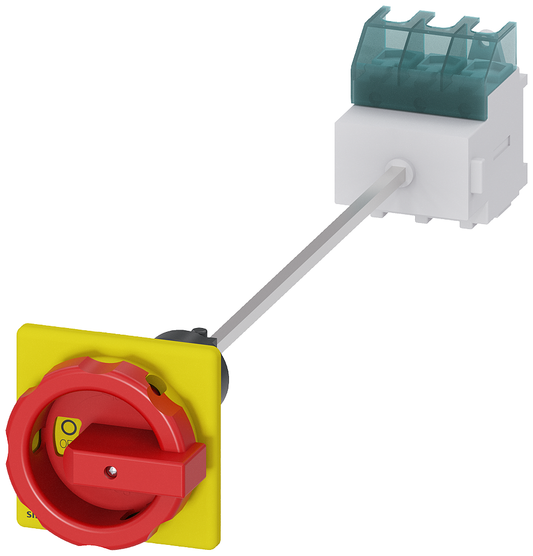 3LD2545-0TK53 - DISCO SW 63A PUERTA ROT HDL 1 ORIFICIO R/Y 3P