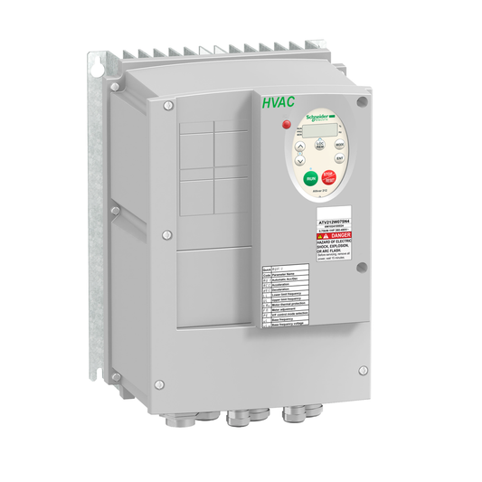 ATV212W075N4C - variable speed drive, Altivar 212, 0.75kW, 1hp, 480V, 3 phases, with EMC class C1, IP55