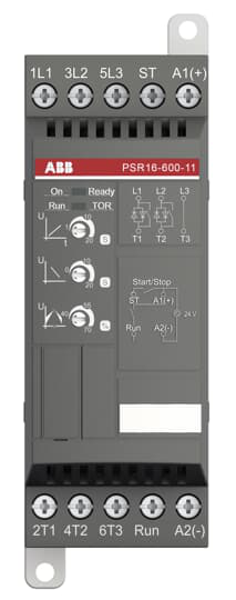 1SFA896107R1100 - Arrancador suave PSR16-600-11 - 16 A - 208 ... 600 V CA