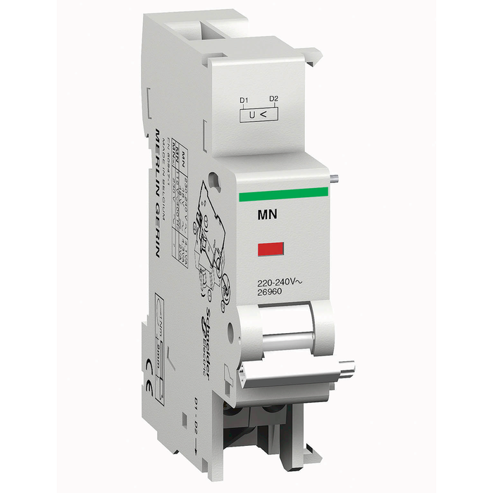 M9A27108 - Multi9 - undervoltage release - MN - 24 V AC - 24 V DC