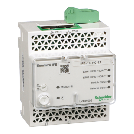 LV434002 - Servidor de centralita Ethernet IFE, Enerlin'X