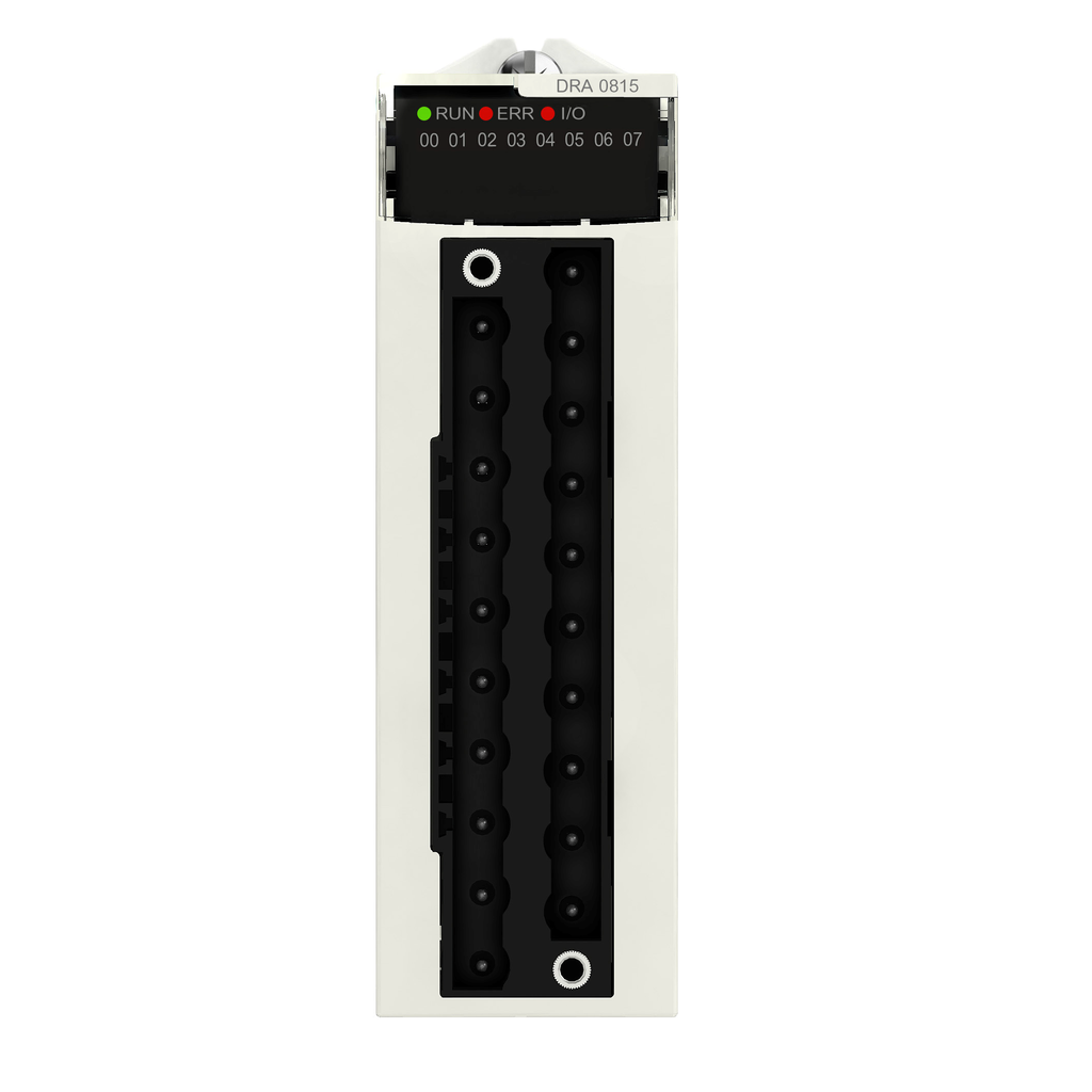 BMXDRA0815 - Módulo de salida discreta, Modicon X80, 8 salidas de relé NA, 24 a 240 V CA, 24 a 125 V CC