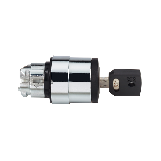 ZB4BG2K2344A - Head for key selector switch, Harmony XB4, Ø22 mm, 2 position specific