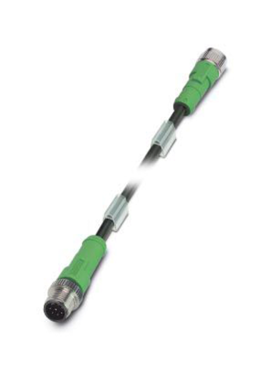 1412466 - SAC-8P-M12MS/2,0-PUR/M12FS VA - Sensor/actuator cable